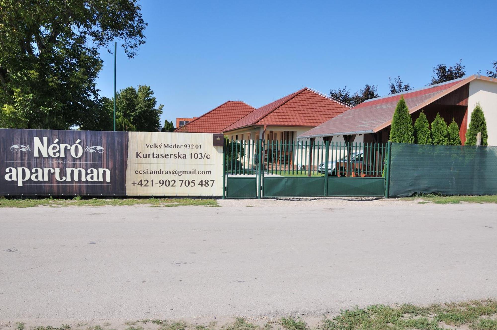 Néró Apartman Veľký Meder Exterior foto